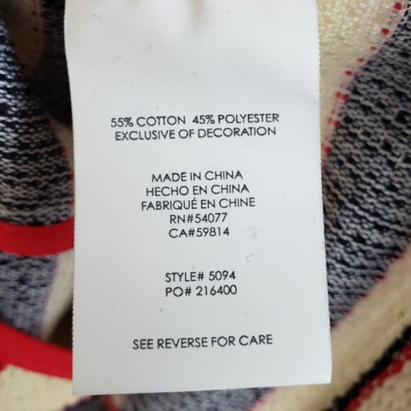 CAbi Collection Tweed Striped Nautical Blazer size 6 Sailor Preppy Pinup Twee - Picture 12 of 16